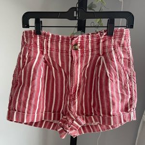 american eagle striped shorts